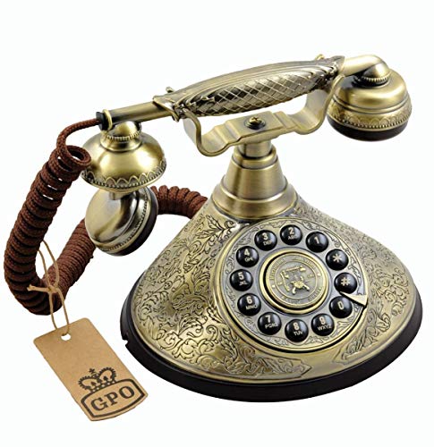 gpo-duchess-retro-telefon-bronze-drucktasten-analog image 4