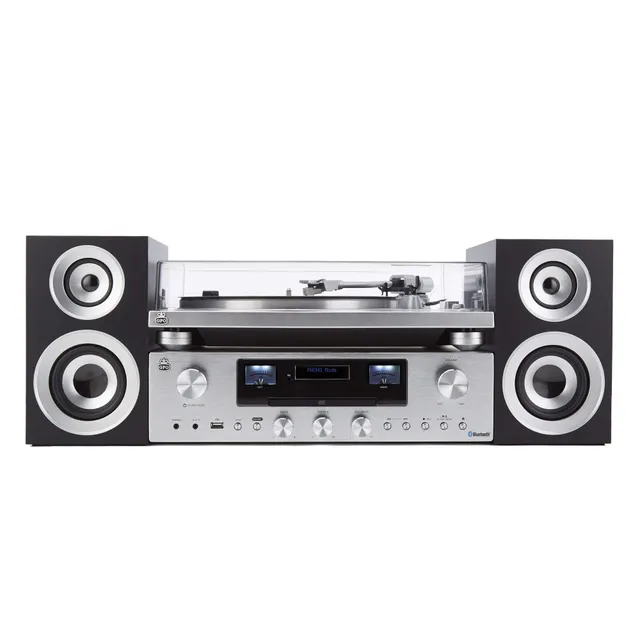 gpo-pr100-pr200-plattenspieler-hifi-system-silber-mit-dab image 1