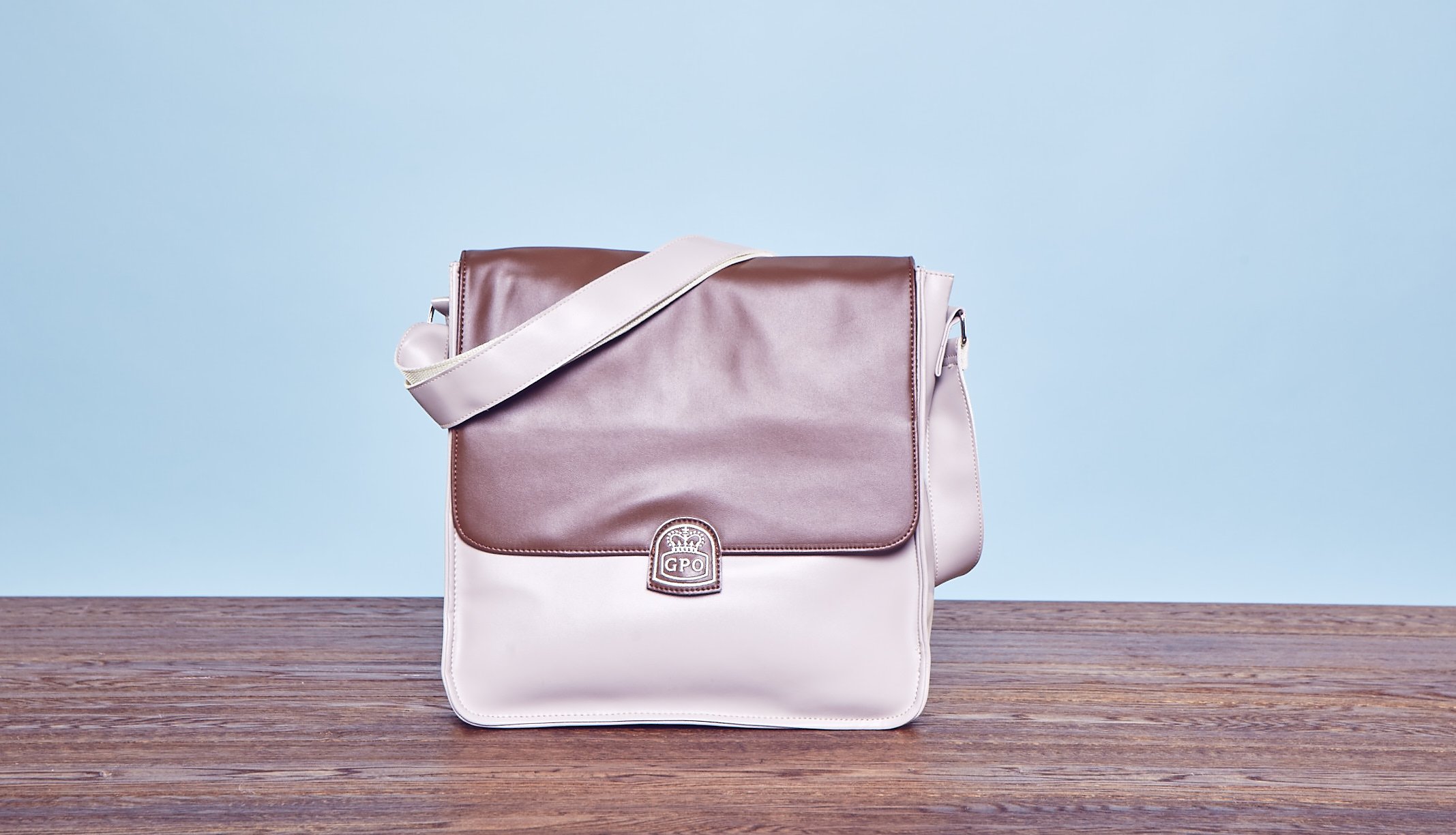 gpo-record-bag-schallplattentasche-creme-braun-25-lps image 6