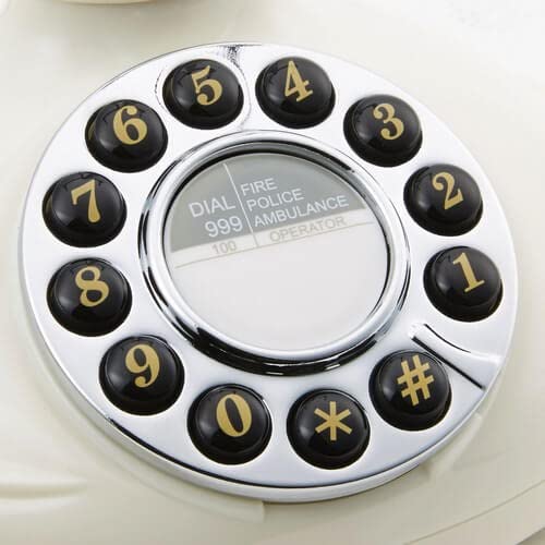 gpo-opal-retro-telefon-creme-chrom-tastentelefon-vintage image 3