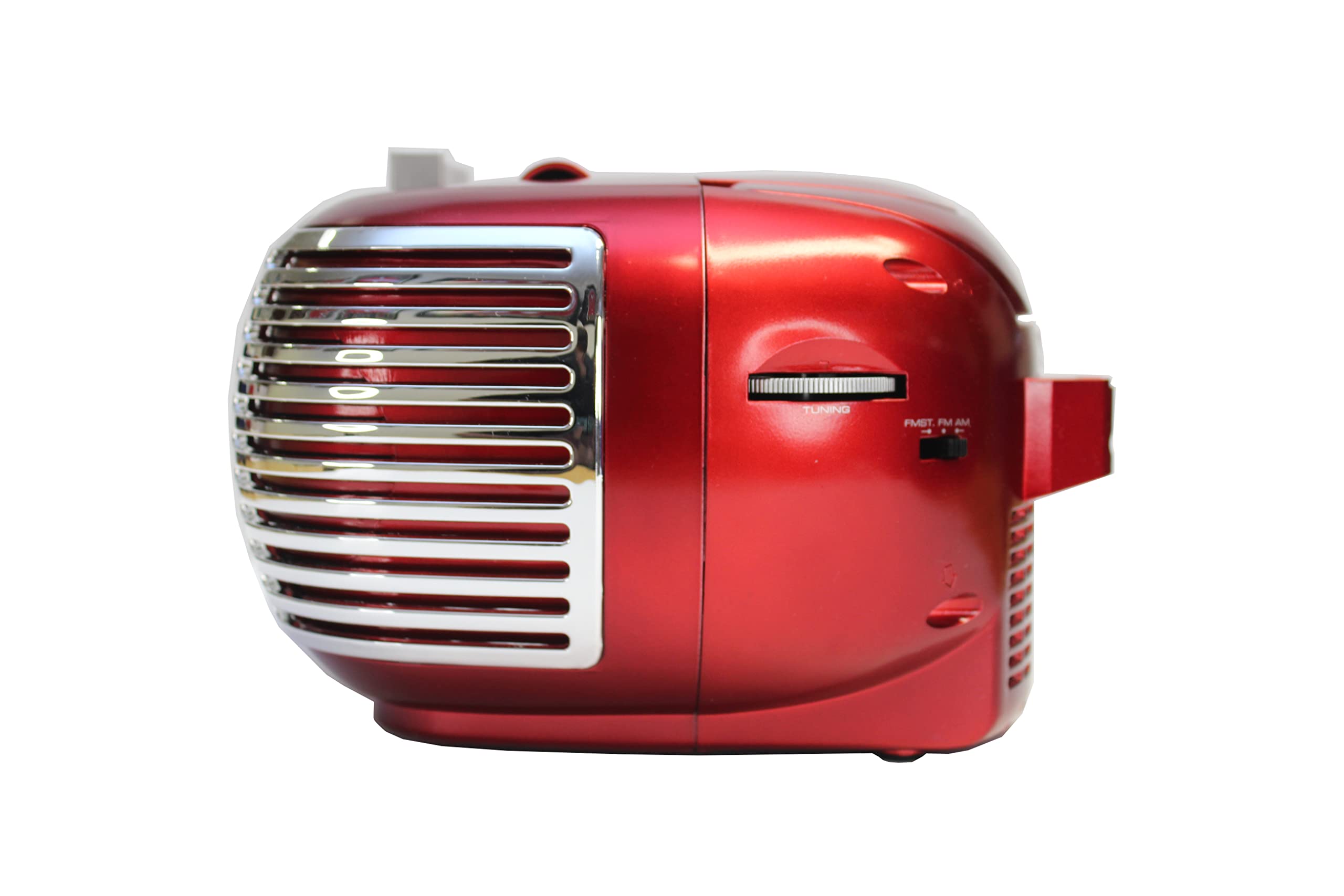 gpo-pcd-299-boombox-radio-cd-kassette-rot-silber-retro image 5