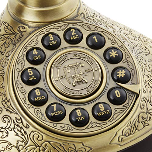 gpo-duchess-retro-telefon-bronze-drucktasten-analog image 5