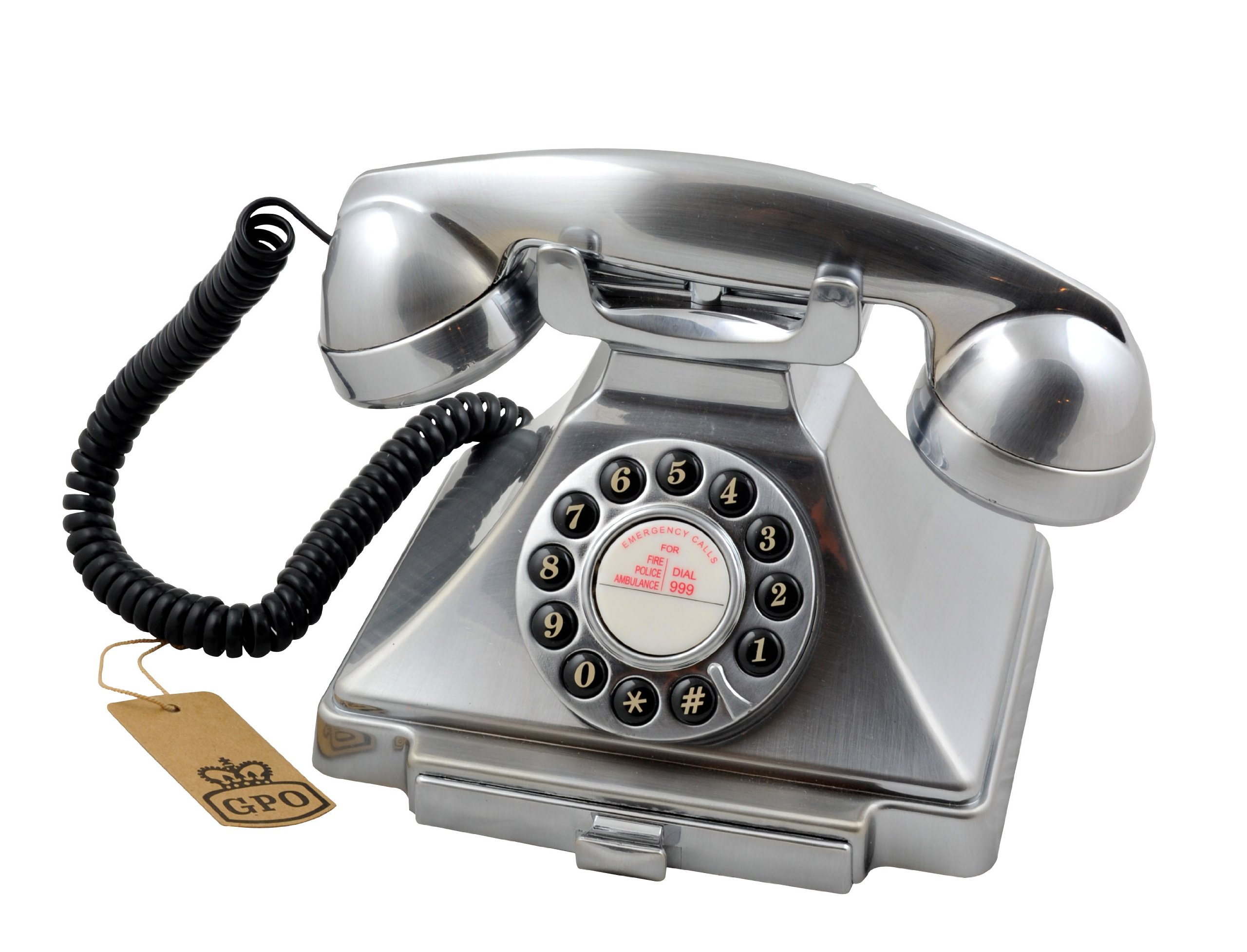 gpo-carrington-1929-retro-telefon-schwarz-mit-schublade image 8