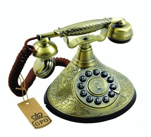 gpo-duchess-retro-telefon-bronze-drucktasten-analog image 7