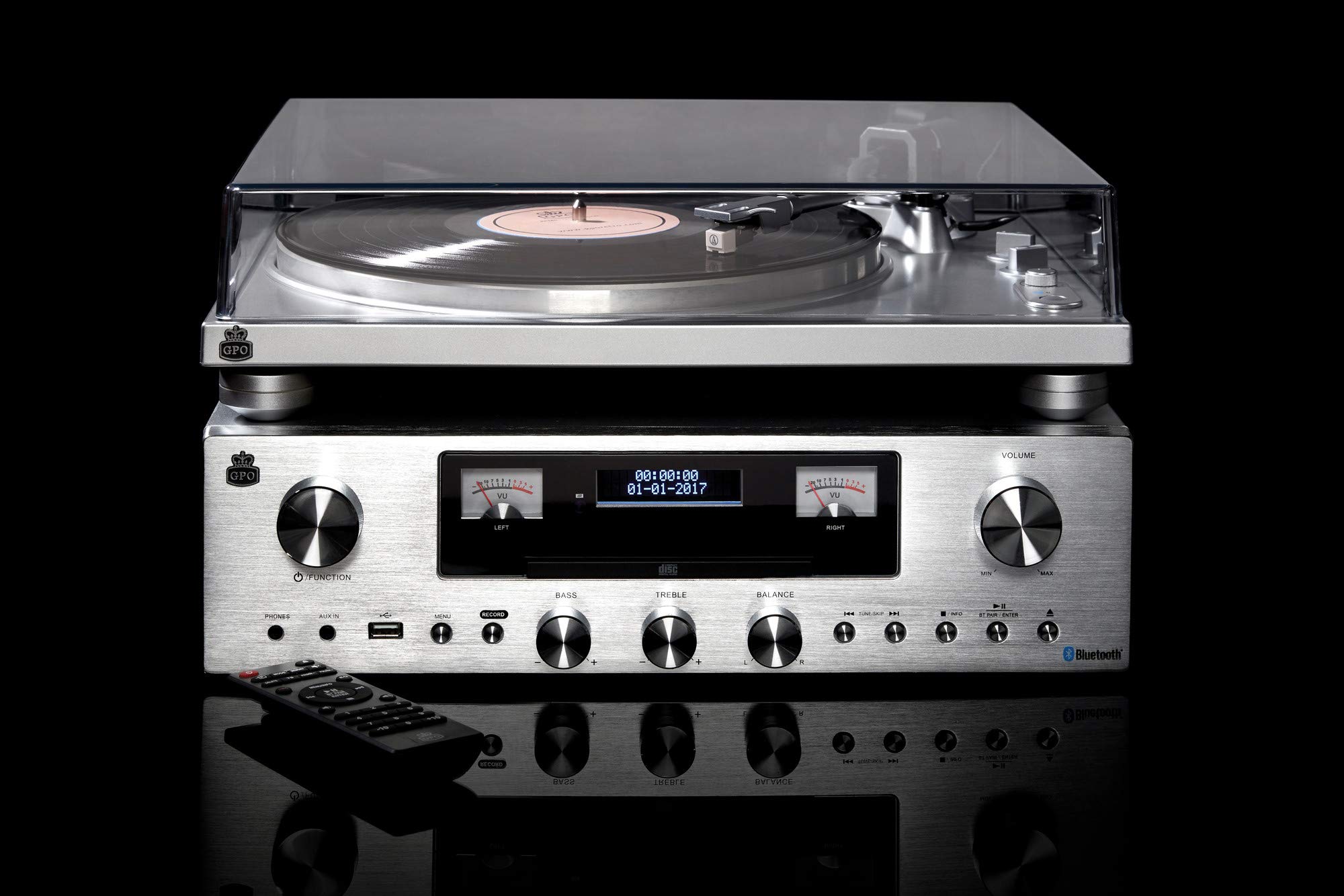 gpo-pr100-pr200-plattenspieler-hifi-system-silber-mit-dab image 3