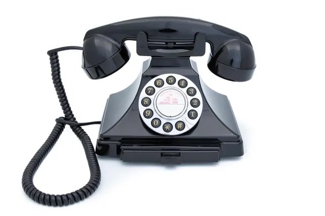 gpo-carrington-1929-retro-telefon-schwarz-mit-schublade image 1