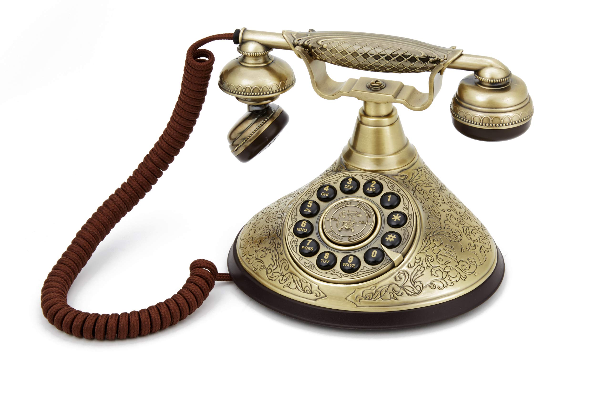 gpo-duchess-retro-telefon-bronze-drucktasten-analog image 3